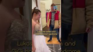 Teen with autisms reaction to his girlfriends new dress is just 🥰 shorts love dress [upl. by Reich]