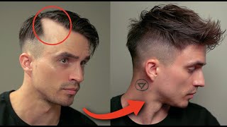 6 Brilliant Hairstyles To Hide Receding Hair amp Big Foreheads [upl. by Brittne853]