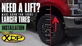 How to Install a ReadyLift 25quot Lift Kit on a 2021 Ford F350 Super Duty [upl. by Ennyletak698]