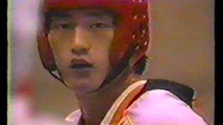 1986 Taekwondo World Cup Final Amr Khairy Egypt Vs Sang Sik Park Korea [upl. by Ahsela948]