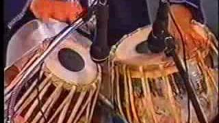 Ustad Tari Khan w Shafqat Ali in Jhaptal [upl. by Enomahs]