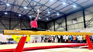 My First Gymnastics Beam competition  Tamil Nadu  State Level  U9 [upl. by Dierdre890]