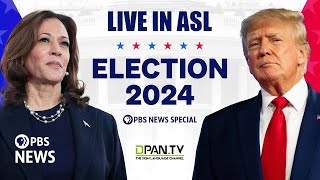 LIVE IN ASL 2024 Election Night Coverage [upl. by Akiem]