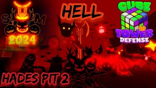 Hallows Mightquot Hell Hades Pit 2 Cube Defense Halloween Event 2024 [upl. by Vigen]