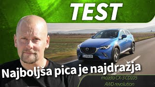 2017 mazda CX3 CD105 AWD revolution  test [upl. by Ketchum896]