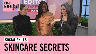 Beauty editor secrets  skincare  The Social [upl. by Charo]