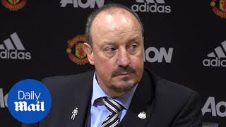 Man United 41 Newcastle Rafael Benitez press conference  Daily Mail [upl. by Ross461]