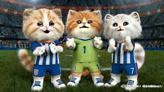 Kitties for America Anthem Before the Match 🇺🇸🐱 [upl. by Atwahs]