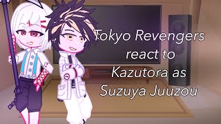 Tokyo Revengers react to kazutora as Suzuya Juuzou  Tokyo Revengers  TR x TG  Gacha Club [upl. by Orelu228]