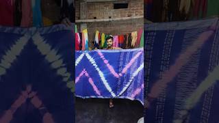 ₹550 blue linen tie dye saree 8709562922 linensarees tiedyepatterns [upl. by Mulcahy]