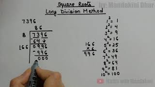 Square Roots Long Division method [upl. by Field802]