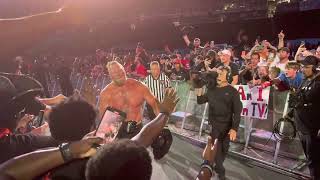 Brock Lesnar Exiting SummerSlam Live July 30 2022 [upl. by Rockey753]