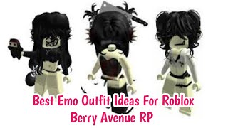 New 3 Emo Outfits ID Codes For Brookhaven RP Berry Avenue And Bloxburg [upl. by Mellicent]