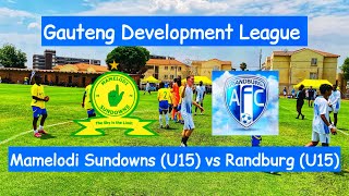 HIGHLIGHTS  Mamelodi Sundowns U15 vs Randburg U15  Gauteng Development League [upl. by Joye65]