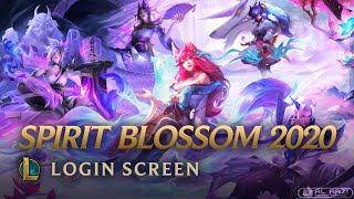 Spirit Blossom 2020  Login Screen  League of Legends 4K 60fps Animated Splash Art [upl. by Harac]