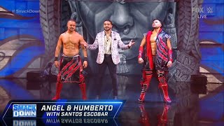 Angel amp Humberto Entrance  WWE SmackDown January 12 2024 [upl. by Nealon491]