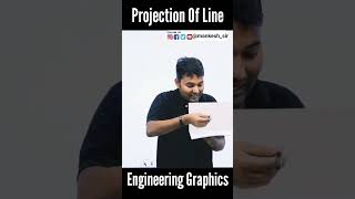 ProjectionOfLines Engineeringgraphics firstsemester mankeshsir [upl. by Plantagenet]