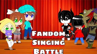 Fandom Singing Battle  Gacha Club  Rętrø Quęėn [upl. by Refiffej]