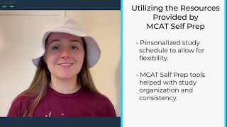 Kylie Shares Her Experience Using MCAT Self Prep to Improve Her MCAT Score [upl. by Sirron]