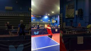 beautiful backspin serve in table tennissport slowed tabletennis beautiful [upl. by Cyprian]