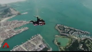 Skydive in Singapore [upl. by Atekahs]