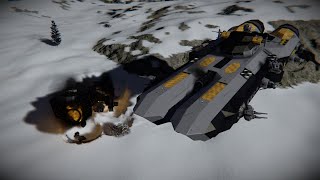 ESDF Salamis Class Destroyer F3  Space Engineers Ship Review [upl. by Leonie191]