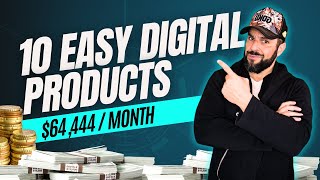 Sell 10 Easy Digital Products Using AI in 2024 64444Month [upl. by Sawyere]