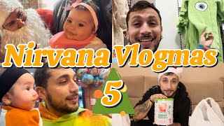 Papa Noel conoce a mi BEBE de 3 meses 🎄🎅 Nos ponemos enfermos 😷 Compras y regalos 🎁 VLOGMAS 5 [upl. by Tarrance]