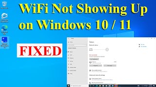 WiFi Not Showing Up on Windows 10  11 FIXED [upl. by Walls]