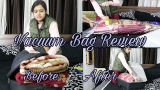 Vacuum Storage Bag Review Space Saving Bag  vacuumbags kachhawahahouse [upl. by Romeyn]