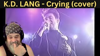 SO POWERFUL  REACTION  KD LANG  quotCryingquot  Roy Orbison Tribute 22490 Universal Ampitheater [upl. by Nedi380]