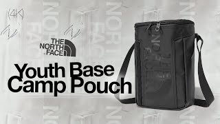 THE NORTH FACE YOUTH BASE CAMP POUCH Overhead Show Product 4K [upl. by Ahsenav107]