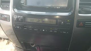 how to diagnose climate control  how to check fault codes of Ac   ac panel diagnose  toyota [upl. by Nelleh639]