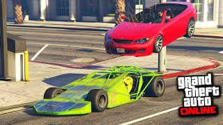 GTA 5 ONLINE  Tuneando el COCHE RAMPA  Customizado AL MAXIMO Ramp Buggy [upl. by Samalla788]