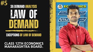 Exceptions Of Law Of Demand 12th New Syllabus Maharashtra Economics Chp 3A DEMAND ANALYSIS [upl. by Eimiaj]