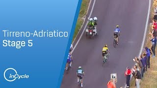 TirrenoAdriatico 2019  Stage 5 Highlights  inCycle [upl. by Abbotsen772]