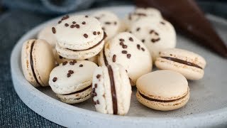 Macarons s mliječnom čokoladom i narančom  talijanska metoda [upl. by Areid792]