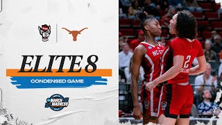 NC State vs Texas  Elite Eight NCAA tournament extended highlights [upl. by Tizes]