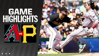 Dbacks vs Pirates Game Highlights 8424  MLB Highlights [upl. by Tseng]