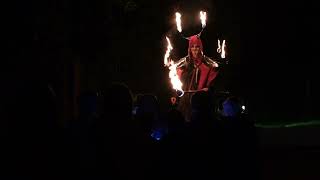 2024 10 31 Vuurshow bende van sterkneus Onthaal  halloweentocht scouts Brakel en Lierde amp caplette [upl. by Eekram]