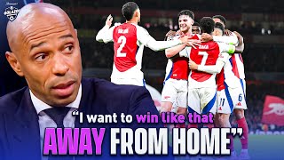 Thierry Henry questions Arsenals statement win vs PSG  UCL Today  CBS Sports Golazo [upl. by Anoek848]