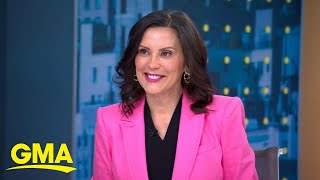 Gov Gretchen Whitmer talks about Biden and new book [upl. by Hawley]