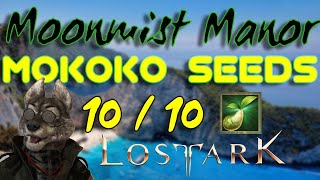 ALL 10 Moonmist Manor  Mokoko Seed Locations  4K  Lost Ark  NA Server   How To [upl. by Turne]