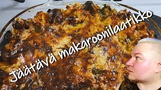 Jäätävä makaroonilaatikko [upl. by Ahsonek34]