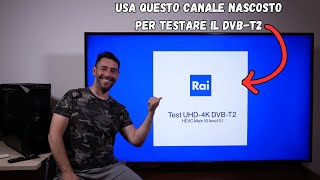 La tua TV è pronta per il DVBT2 Scoprilo subito con questo Canale SEGRETO [upl. by Munroe]