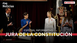 LEONOR JURA la CONSTITUCIÓN en el CONGRESO ACTO ÍNTEGRO  RTVE Noticias [upl. by Adnylam]