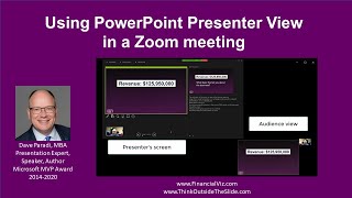 Using PowerPoint Presenter View with a single screen in a Zoom meeting Windows [upl. by Noj464]