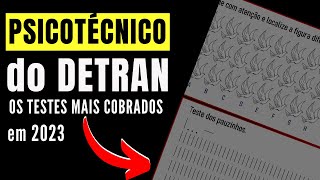 PSICOTECNICO DETRAN 2023 – Testes de atenção  Exames psicológicos  Avaliação Psicológica Detran [upl. by Rollet201]