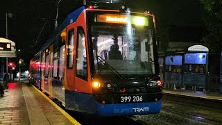 Citylink Sheffield TramTrain 206 From Middlewood To Meadowhall [upl. by Idnil]