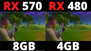 RX 570 8gb Vs RX 480 4gb Comparison In 14 Games [upl. by Darnoc821]